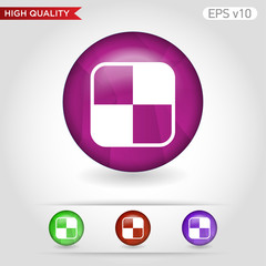 Texture icon. Button with texture icon. Modern UI vector.