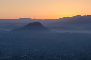 Morning Smog Over Tijuana
