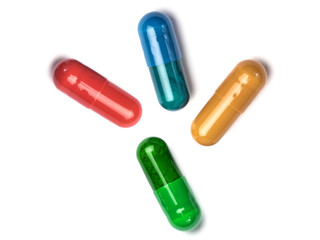 Pildoras medicinales close up