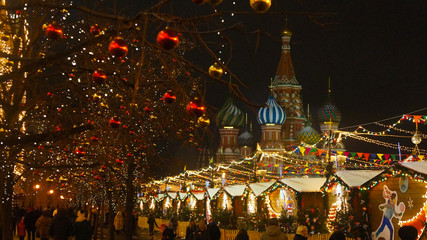 Christmas in Russia, Red Square, Moscow