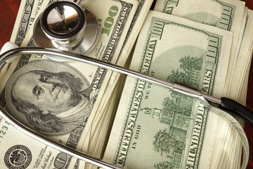 Health insurance concept. The cost of Health care.