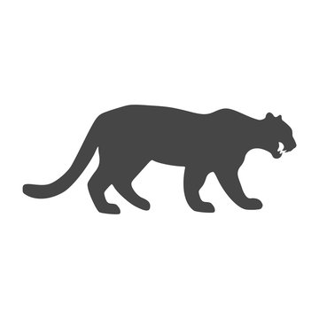 Panther, Cat icon design - Illustration