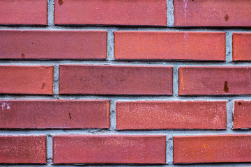 red brick wall