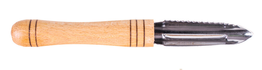 Knife for cleaning vegetables