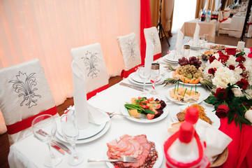  wedding banquet in a restaurant