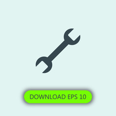 Bolt key icon vector