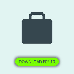 Obraz premium Briefcase icon vector