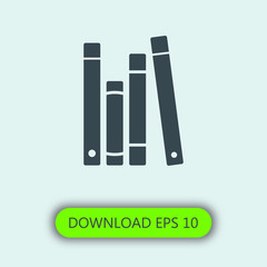 Books icon vector