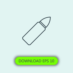 Bullet icon vector