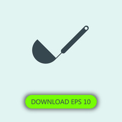 Ladle icon vector