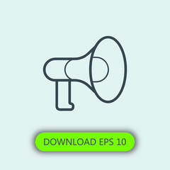 Megaphone icon vector