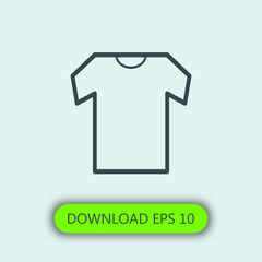 T-shirt icon vector