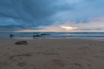Gewitter am Strand