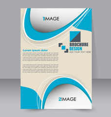 Abstract flyer design background. Brochure template. To be used for magazine cover business mockup education presentation report. 