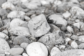 stones in nature