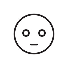 sad emoticon icon illustration