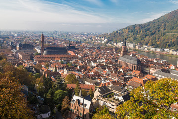 Fototapeta na wymiar Cityscape of Heidelberg, Germany