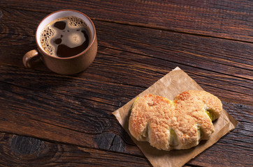 Coffee and bun