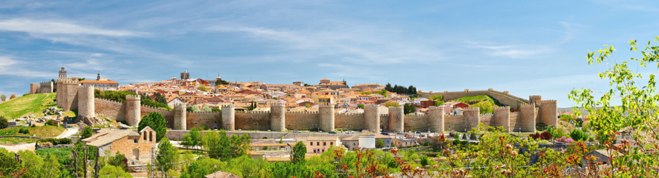 The historic town of Avila