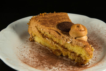 torta al cioccolato con cacao in polvere