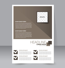 Abstract flyer design background. Brochure template. To be used for magazine cover business mockup education presentation report. 