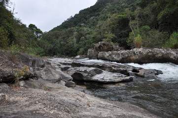 Naklejka na ściany i meble Parque Estadual dos Três Picos (State Park of the Three Peaks) in the district of Lumiar, municipality of Nova Friburgo, Rio de Janeiro - Brazil 
