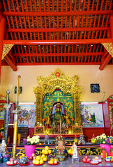 Kuan Ti Temple, built in 1888, is a Taoist shrine that’s dedicated to Guan Di, the Taoist God of War and Literature, Kuala Lumpur, Malaysia, Asia