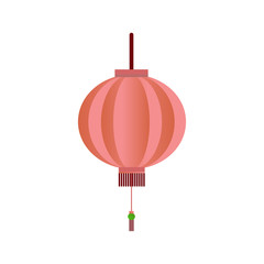 Chinese lantern vector symbol.