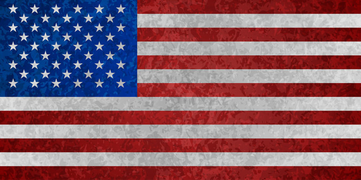 USA flag Illustration