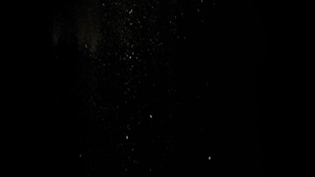Falling Debris In Slow Motion