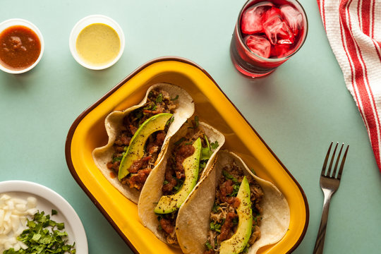 Overhead Taco Scene