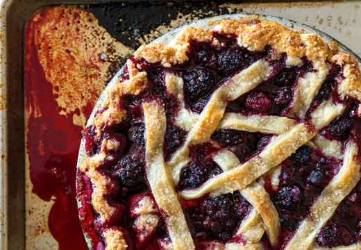 Baked Raspberry Pie