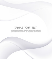 Blue background wave and line element vector