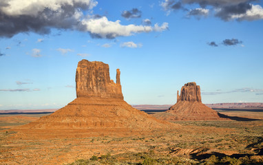 The mittens at Monument Valley, AZ