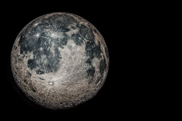 The moon, an astronomical body that orbits planet Earth