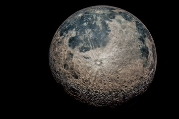 The moon, an astronomical body that orbits planet Earth