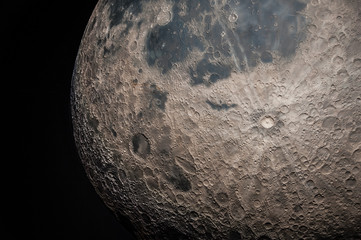The moon, an astronomical body that orbits planet Earth