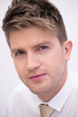 Fototapeta premium Portrait of a young handsome man