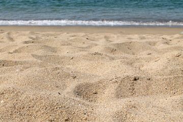 Fototapeta na wymiar Sand in the beach