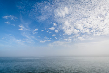 Clouds over the Cooper River, in Charleston, South Carolina.