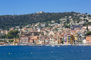 Fototapeta na wymiar The town on the Mediterranean
