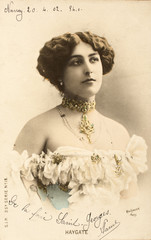 Carte postale ancienne / Artiste de cabaret de la Belle Epoque