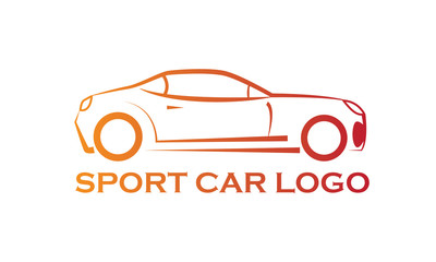 sport car logo illustration