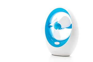 electric fan on white