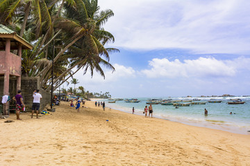 スリランカ南部の黄金海岸