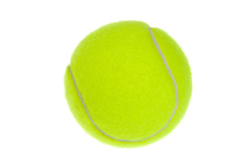 Isolated tennis ball