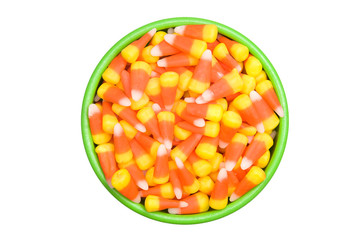 Candy Corn in Bowl