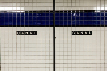 Canal Street Subway Station Wall