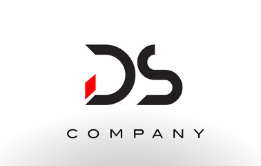 DS Logo.  Letter Design Vector.