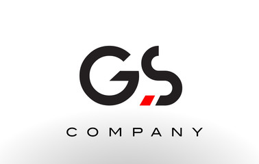 GS Logo.  Letter Design Vector.